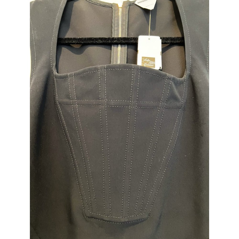 Womens Black Bottega Veneta Silk-Blend Dress - Picture 9 of 9